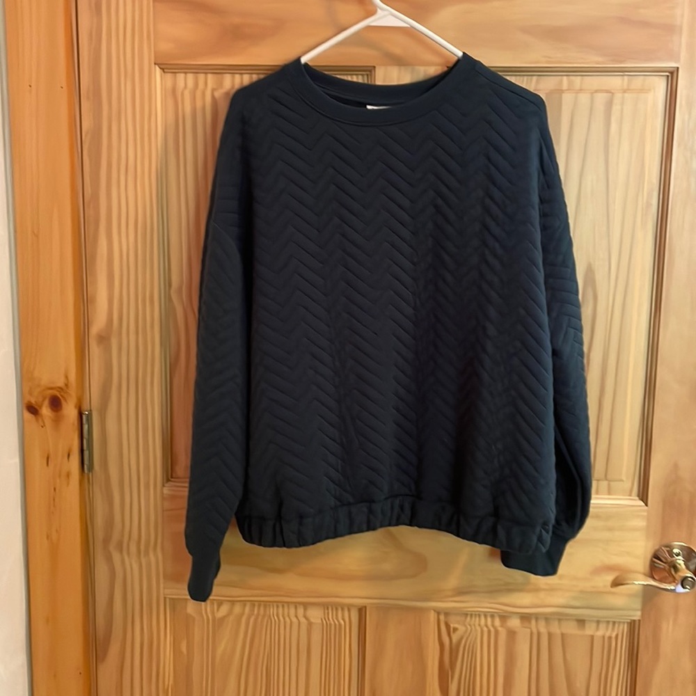 Teal sweater